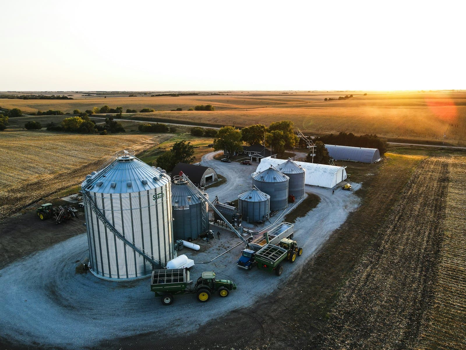 Industrial storage tank farm